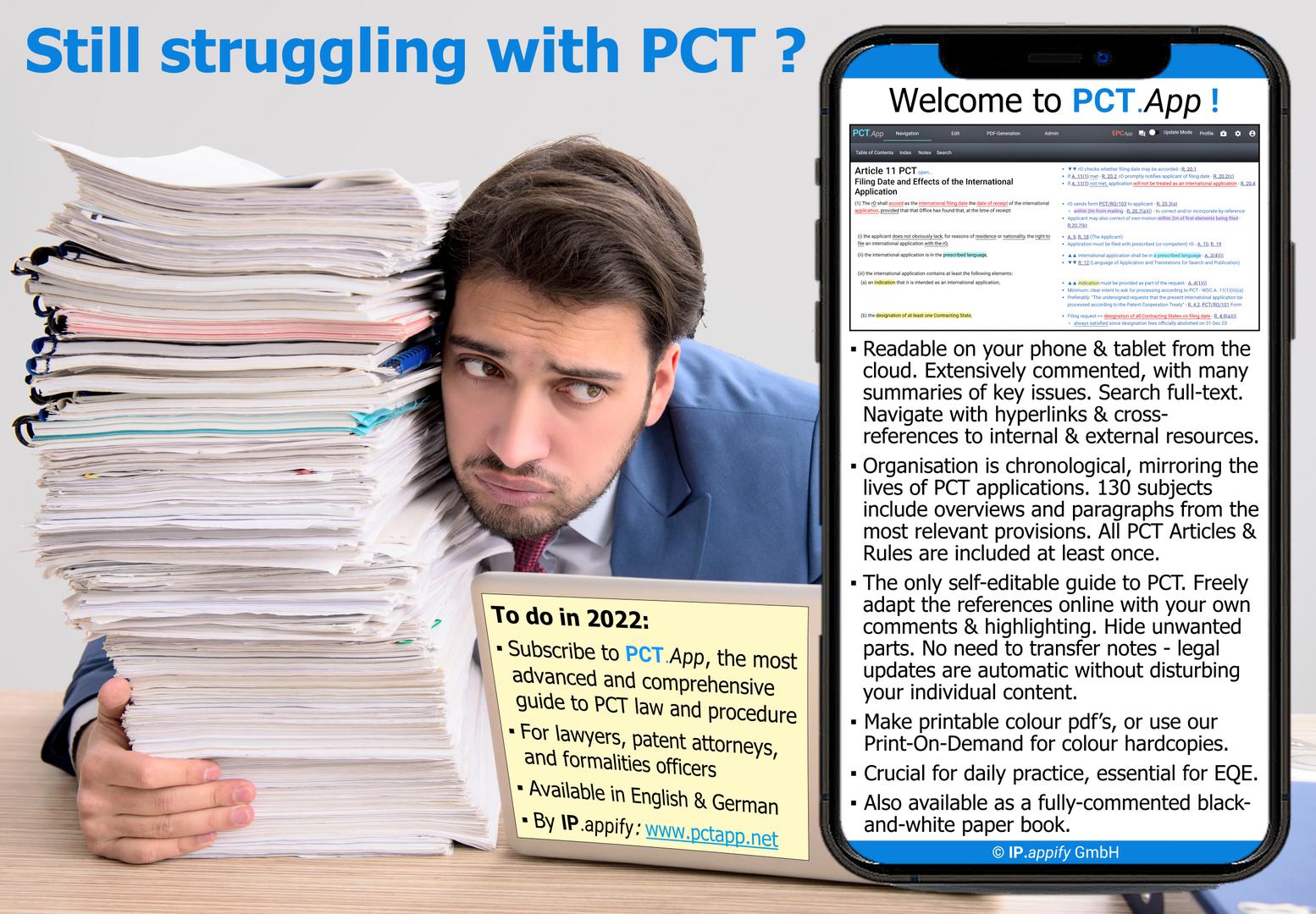 TLDR: most advanced and comprehensive guide to PCT law & procedure